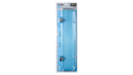 Полка FIXSEN Kvadro стеклянная с ограничителем FX-61303B