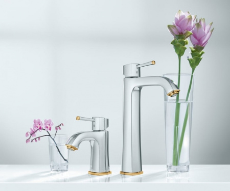 Смеситель для раковины Grohe Grandera 23310 IG0 (23310IG0) хром/золото