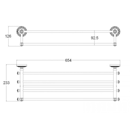 Полка Zorg Antic AZR 14 SL