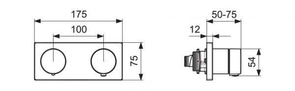 Oras Signa 2209C Панель смесителя для ванны и душа