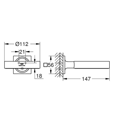 Держатель мыльницы и гнезда фена Grohe Allure 40963A01