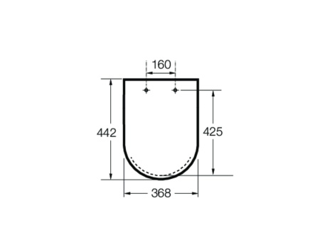 Крышка для чаши Roca Inspira Round Soft Close, supralit, оникс 80152264B