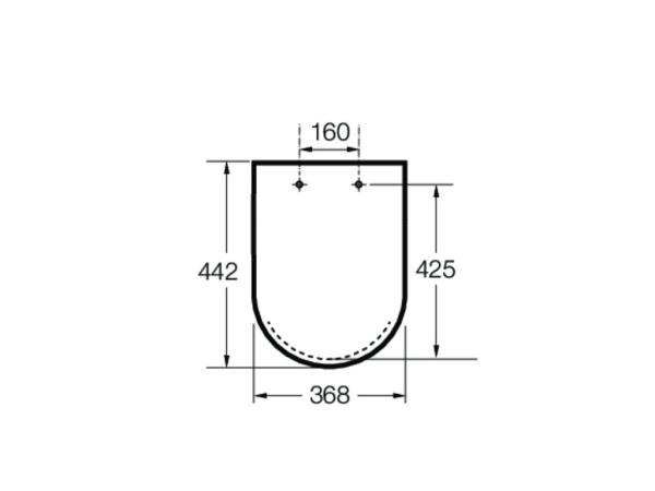 Крышка для чаши Roca Inspira Round Soft Close, supralit, кофейный 80152266B Крышка для чаши Roca Inspira Round Soft Close, supralit, кофейный 80152266B