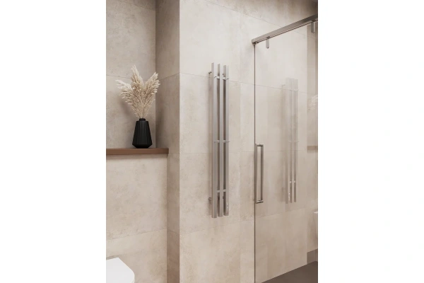 Электрический полотенцесушитель (120х15) Terminus TRES 4670078561848 хром