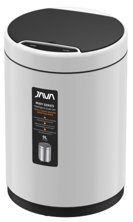 Мусорное ведро сенсорное 9 л JAVA S-882-9W