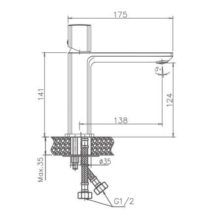 Смеситель для раковины Haiba HB10577
