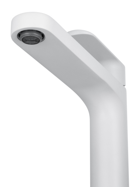 Смеситель для раковины высокий WONZON & WOGHAND, белый матовый WW-H1034-MW