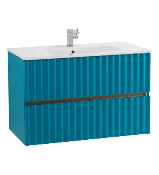 База под раковину Art&Max Еlegant AM-ELEGANT-900-2C-SO-TM-LED Бирюзвый матовый