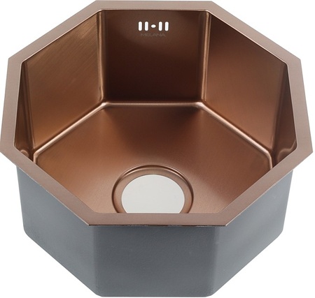 Кухонная мойка: (40х36х20) MELANA Octavia Profline D400BR, бронза