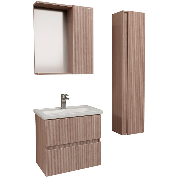 Зеркало-шкаф (62х72) Grossman Юнит 2060112 универсал. кадена вуд