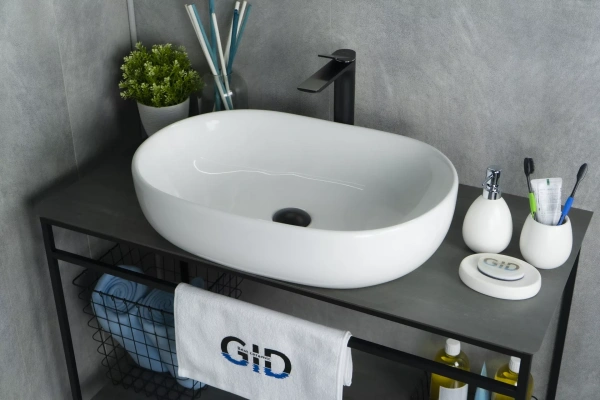 Раковина накладная (60х40) Gid N9026a