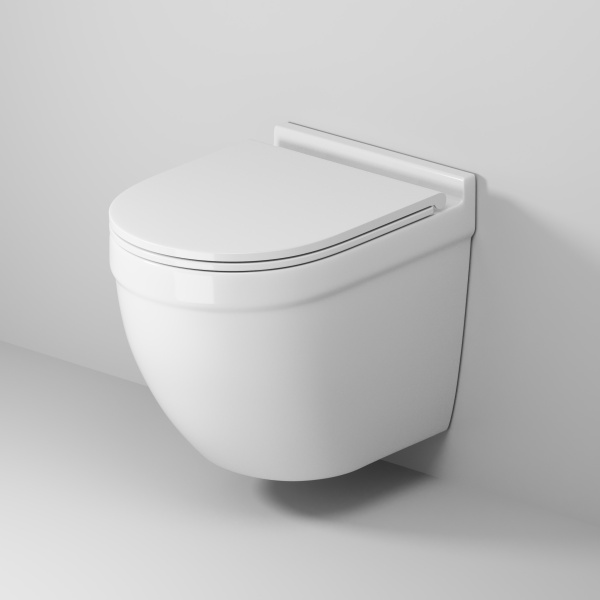 Унитаз подвесной безободковый Grossman  GR-4483SQ с сиденьем микролифт