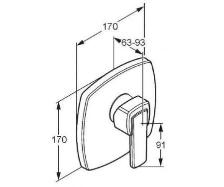 Панель для душа Kludi Q-Beo 507170575