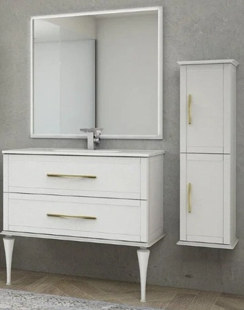 Зеркало (98х90) Cezares Tiffany 45046 Bianco opaco