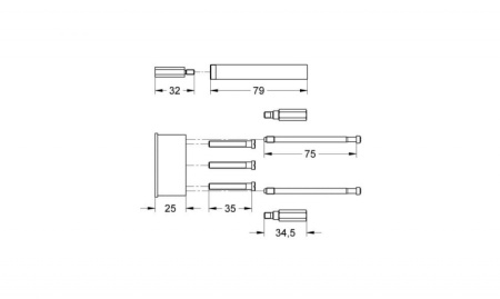 Удлинение GROHE 46807000