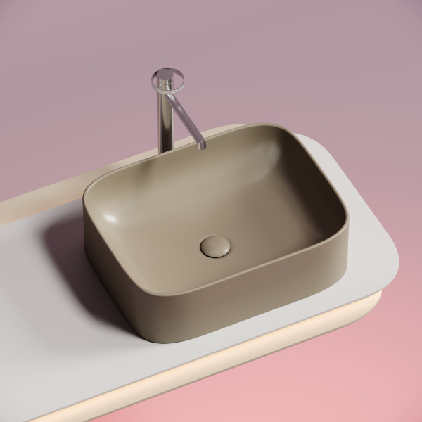 Раковина накладная (50,5х38) Ceramica Nova ELEMENT CN6052MC