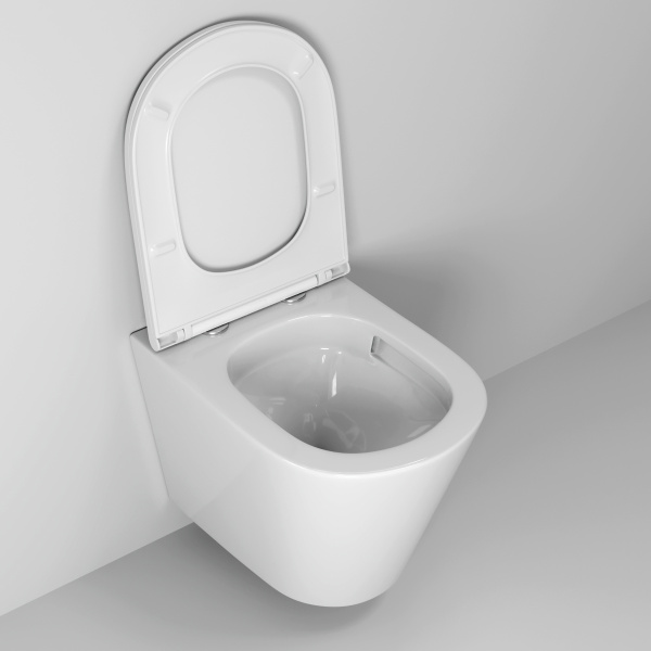 Унитаз подвесной безободковый Grossman  GR-4478SQ с сиденьем микролифт