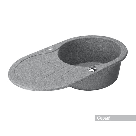 Кухонная мойка Aquaton Паола 1A714032PA230 серый