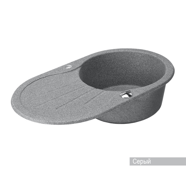 Кухонная мойка Aquaton Паола 1A714032PA230 серый