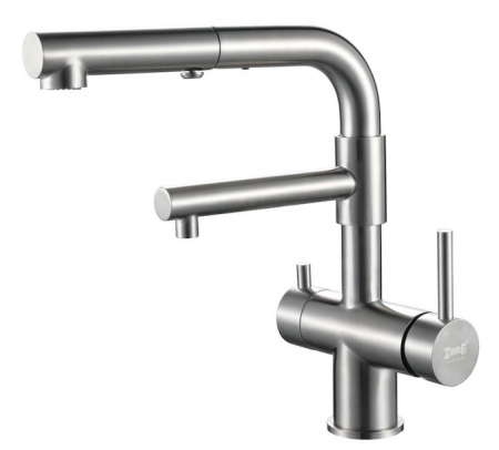 Смеситель для кухни (под фильтр) ZORG SZR-3216 INOX