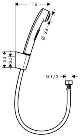 Гигиенический набор HANSGROHE 32128000