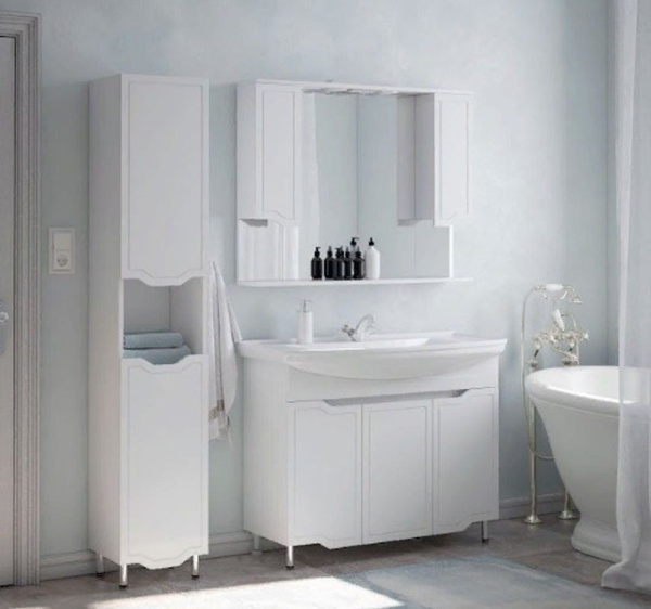 Зеркальный шкаф (105х82) Corozo Мирра 105 SD-00001545