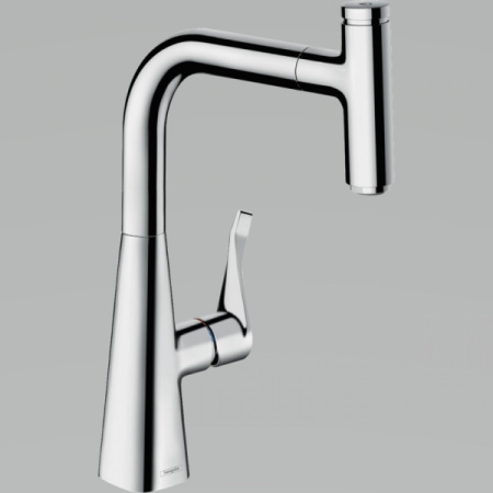 Смеситель для кухонной мойки hansgrohe Metris Select M71 73802000