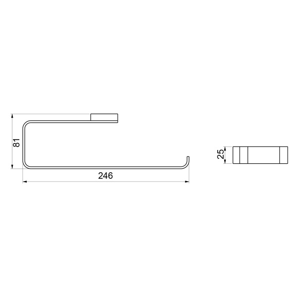 Полотенцедержатель Timo Selene 14057/03 Полотенцедержатель Timo Selene 14057/03