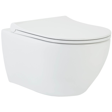 Подвесной безободковый унитаз с сиденьем микролифт beWash Bogen 88393201