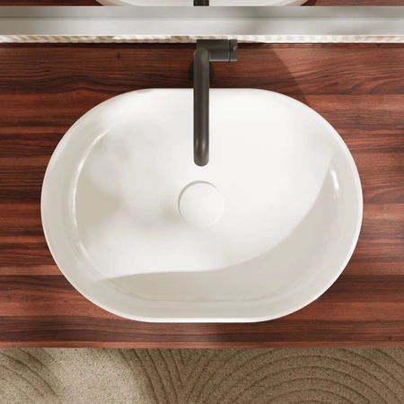 Раковина накладная (55x40) Hansgrohe Xuniva U 60166450 белый