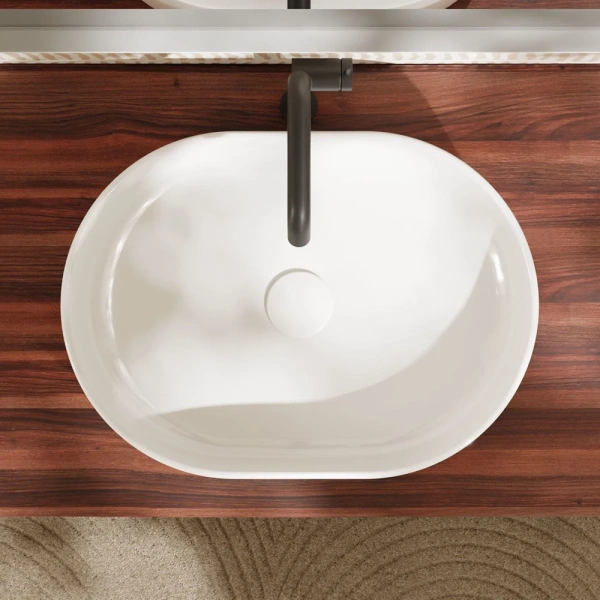 Раковина накладная (55x40) Hansgrohe Xuniva U 60166450 белый