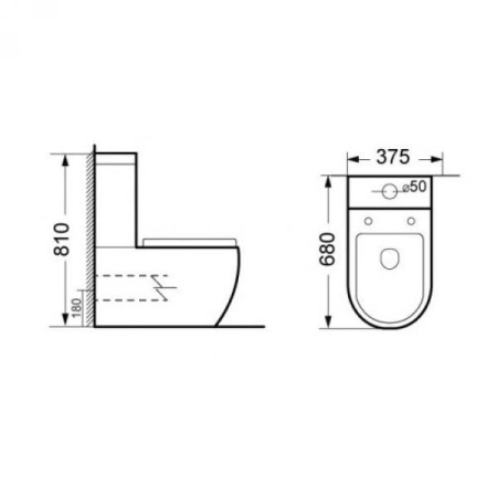 Унитаз-компакт BelBagno Orsa BB2376AP