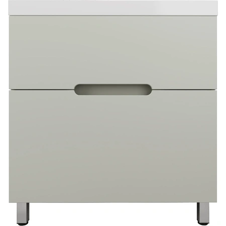 Тумба напольная без раковины 80 см Style Line Матис ЛС-00002438 оливковый матовый