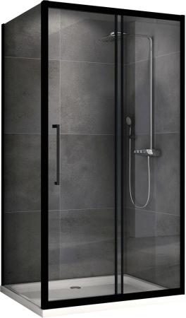 Душевой уголок (170х100) ABBER Schwarzer Diamant AG30170BH-S100B черный