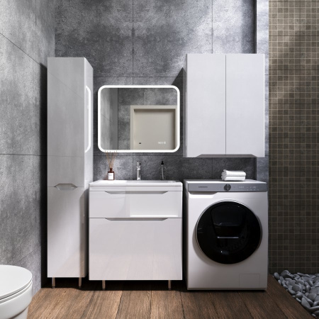 Шкаф подвесной Style Line Марелла мини 60 Люкс Plus СС-00002422 белый глянец