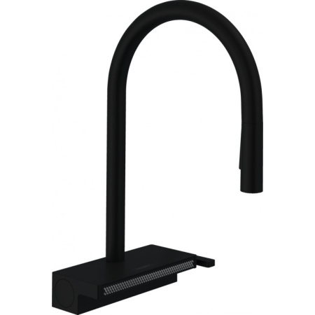 Смеситель для кухни Hansgrohe Aquno Select M81 73837670, черный матовый