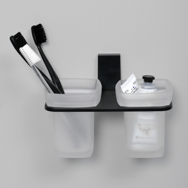 Стакан для зубных щеток двойной WasserKRAFT Abens K-3228D