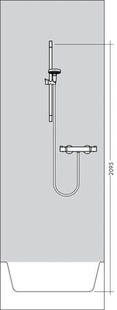 Душевой гарнитур Hansgrohe Raindance Select E 27038400 белый/хром