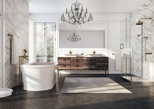 Смеситель для раковины Webert Ottocento OT700102065, бронза