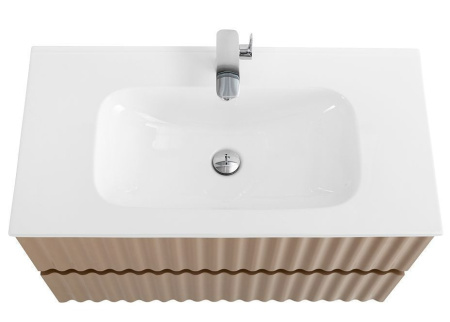 База под раковину Art&Max Еlegant AM-ELEGANT-1000-2C-SO-CM-LED Капучино матовый