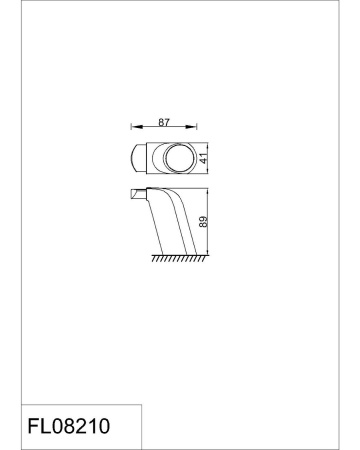 Крючок одинарный RUSH Flores FL08210
