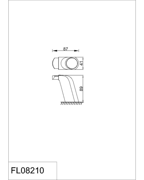 Крючок одинарный RUSH Flores FL08210