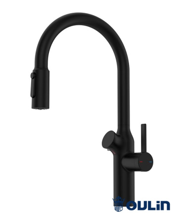 Смеситель для кухни Oulin OL - 8018 Black