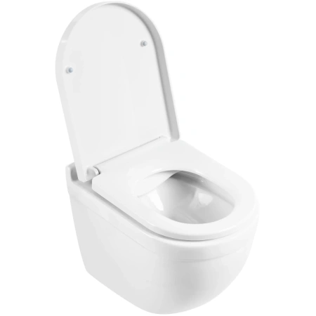 Унитаз подвесной безободковый BelBagno SENSO-R BB017CH-TOR с сиденьем микролифт
