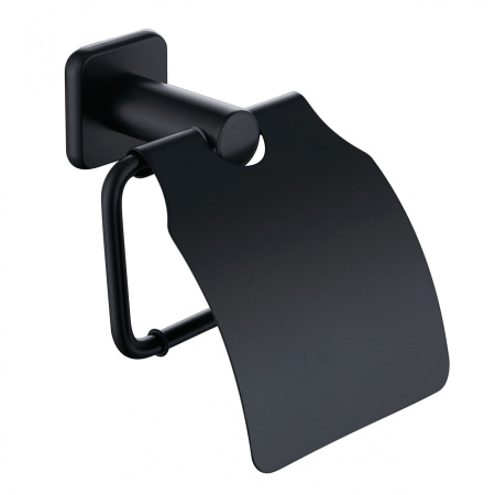 Держатель для туалетной бумаги с крышкой WONZON & WOGHAND, темный графит WW-V1802-GM