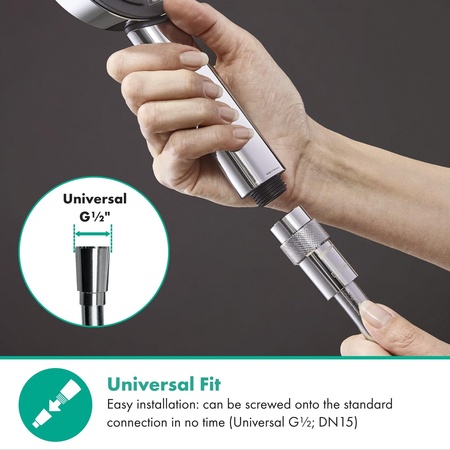 Душевой шланг с регулировкой напора 125 см Hansgrohe Isiflex 28249000 хром 