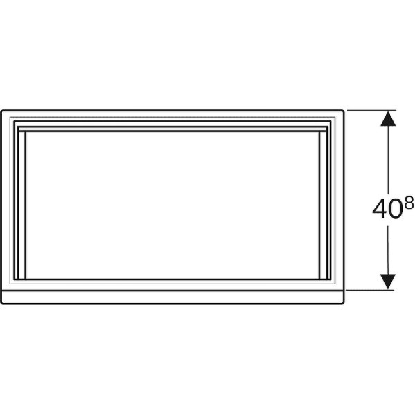 Тумба с раковиной Geberit Renova Plan 869850000+122185000