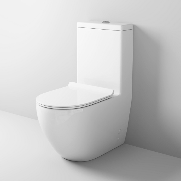 Унитаз напольный безободковый Grossman Style GR-4496S с сиденьем микролифт