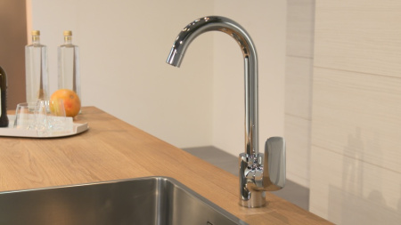 Смеситель для кухни однорычажный Eco Hansgrohe Logis M31 71861000 хром