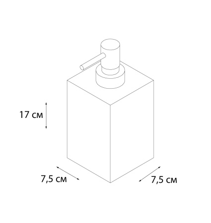 Дозатор для жидкого мыла FIXSEN Sole FX-301-1